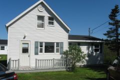 Front view of the cottage
